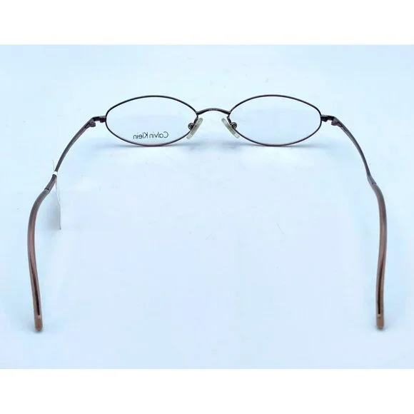 Calvin Klein Eyeglasses Glass Frame CK411 Brown Light Bronze 48-16-135 MSRP $199 - Picture 5 of 10